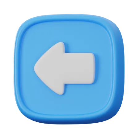 Left Button  3D Icon