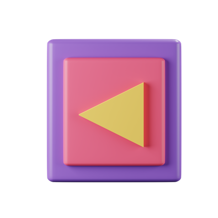 Left Button  3D Icon