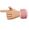 Left Direction Hand Gesture