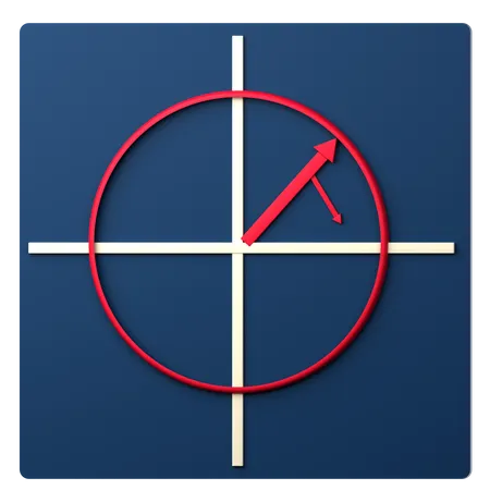 Left Hand Circular Polarization  3D Icon