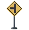 Left Intersection Sign