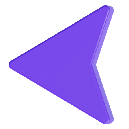 Left Navigation  3D Icon