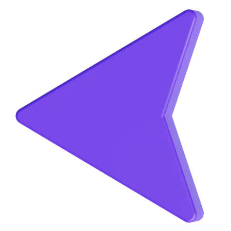 Left Navigation  3D Icon