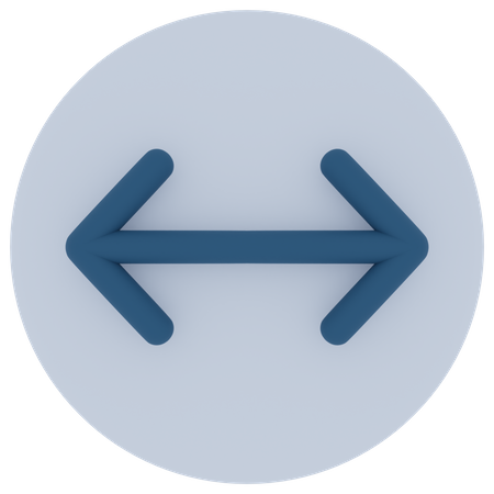 Left Right Arrow  3D Icon