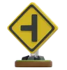 LEFT ROAD INTERACTION SIGN