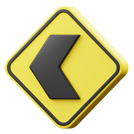 Left Sign 3D Icon