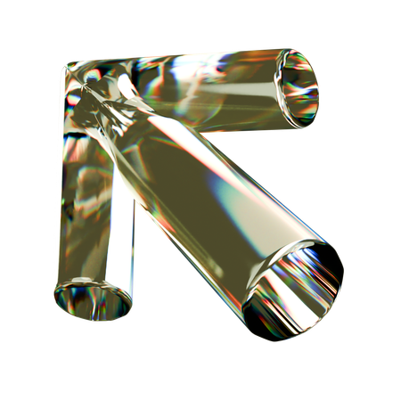 Left Top Arrow  3D Icon