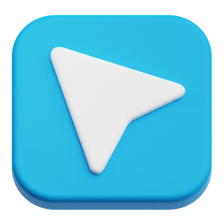 Left Top Arrow  3D Icon
