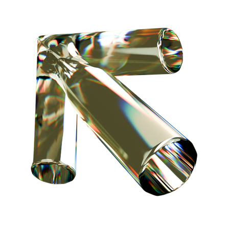Left Top Arrow  3D Icon