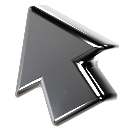 Left Up Arrow  3D Icon