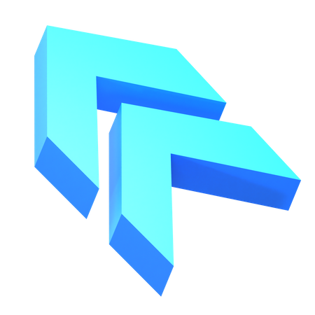 Left Up Chevron  3D Icon
