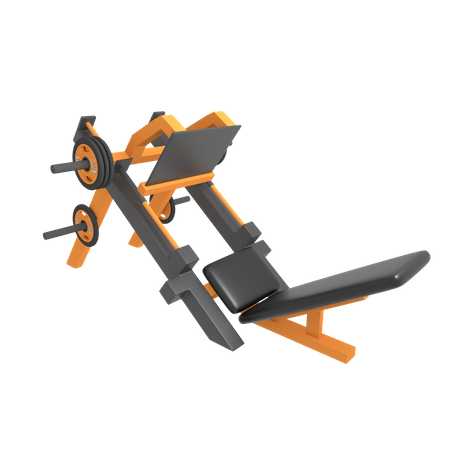 Leg press  3D Icon