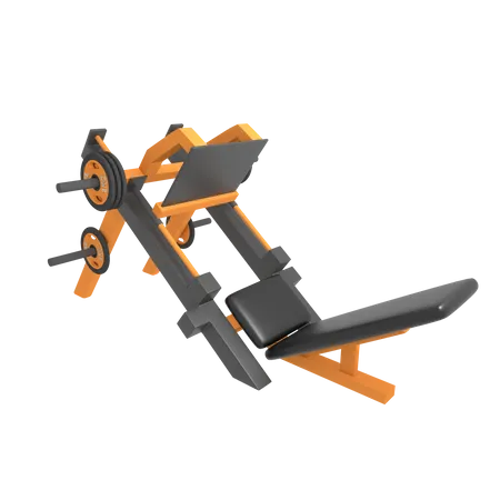 Leg press  3D Icon