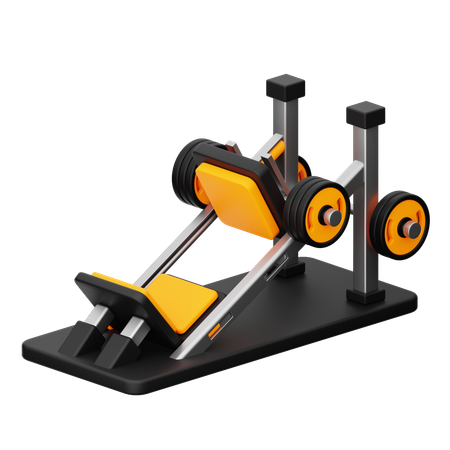 Leg Press  3D Icon