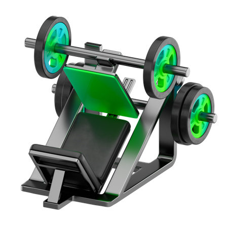 Leg Press  3D Icon