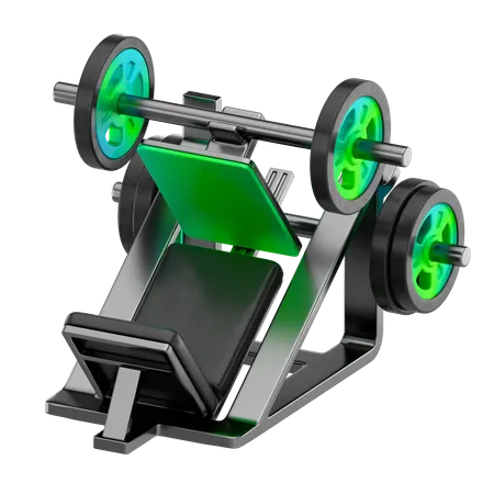 Leg Press  3D Icon