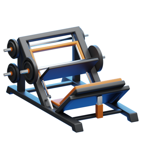 Leg Press Machine  3D Icon