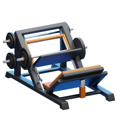 Leg Press Machine  3D Icon