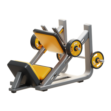 LEG PRESS MACHINE  3D Icon