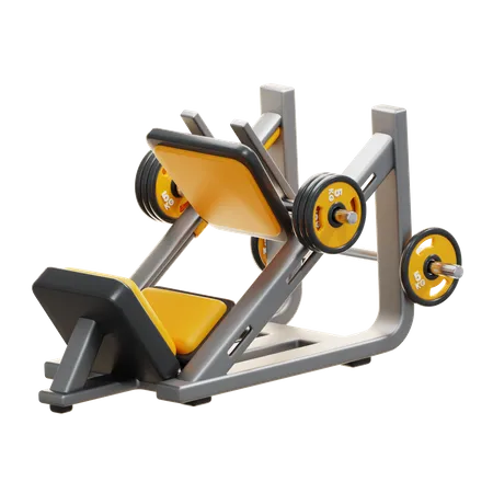 LEG PRESS MACHINE  3D Icon