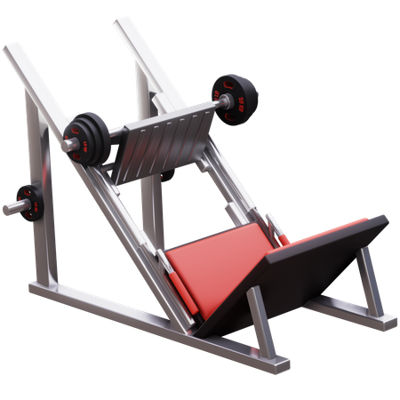 Leg Press Machine  3D Icon