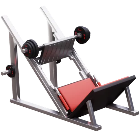 Leg Press Machine  3D Icon