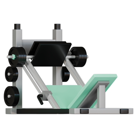 Leg Press Machine  3D Icon