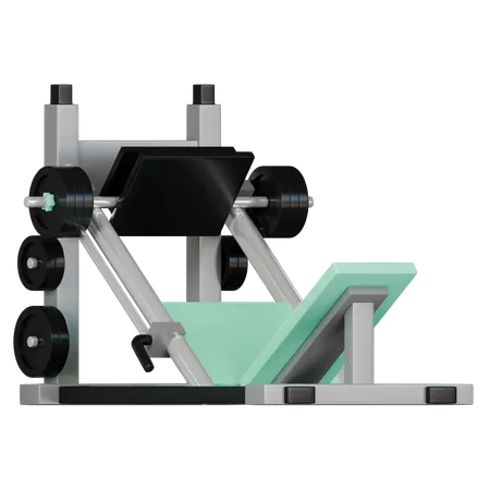 Leg Press Machine  3D Icon