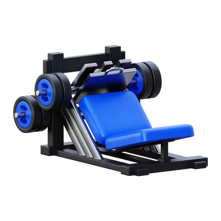 Leg Press Machine  3D Icon