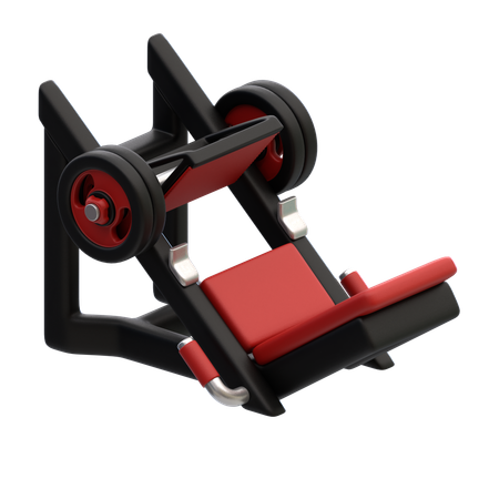 Leg Press Machine  3D Icon