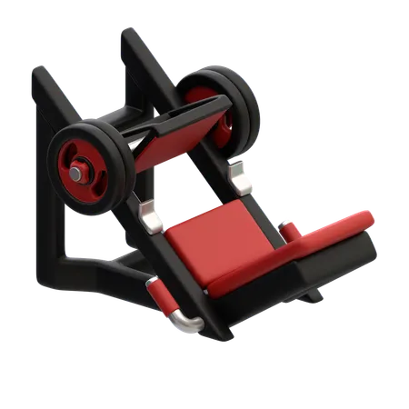 Leg Press Machine  3D Icon