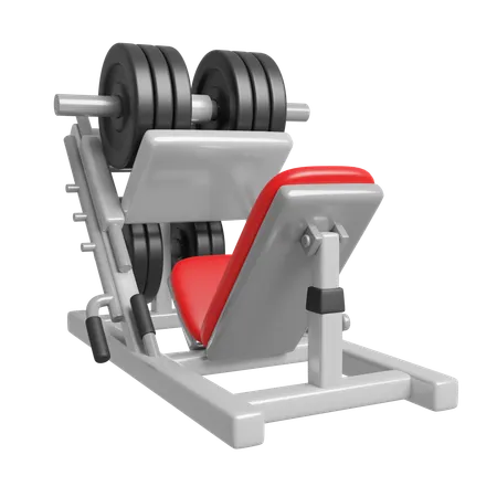 Leg Press Machine  3D Icon