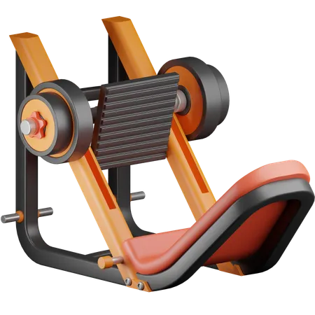 Leg Press Machine  3D Icon