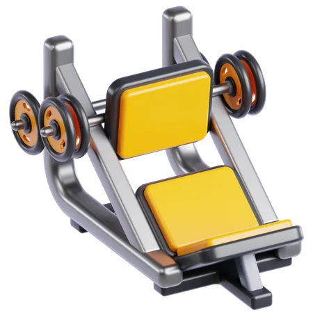 Leg Press Machine  3D Icon