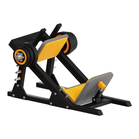 Leg Press Machine  3D Icon