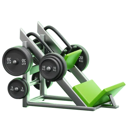 LEG PRESS MACHINE  3D Icon