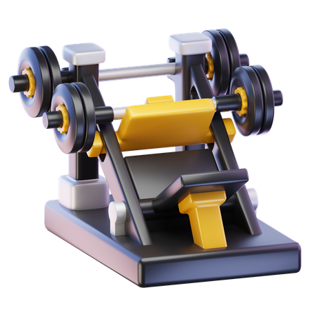 Leg Press Machine  3D Icon