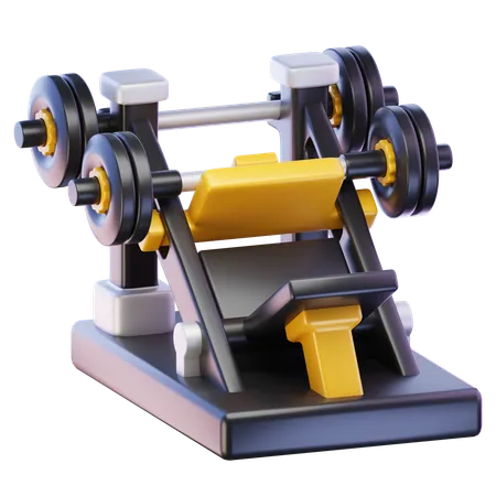 Leg Press Machine  3D Icon