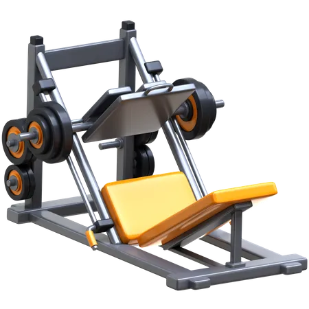 Leg Press Machine  3D Icon