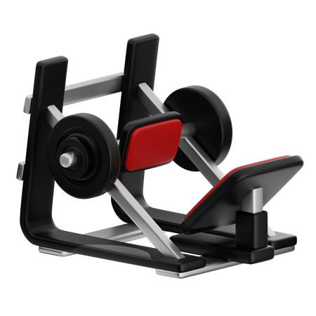 Leg Press Machine  3D Icon