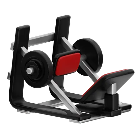 Leg Press Machine  3D Icon