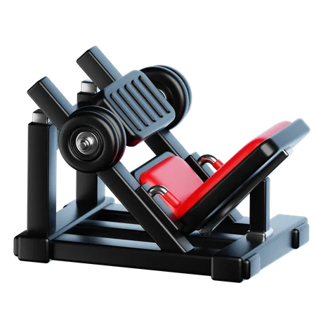 Leg Press Machine  3D Icon