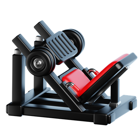 Leg Press Machine  3D Icon