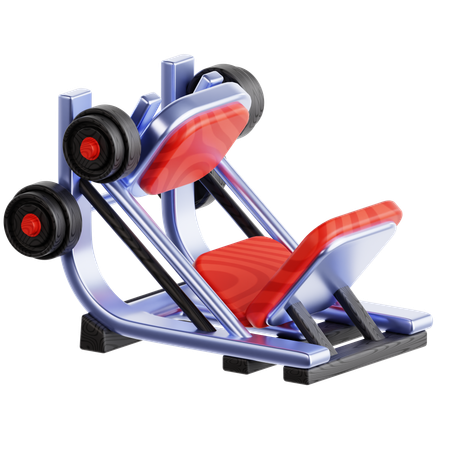 Leg Press Machine  3D Icon