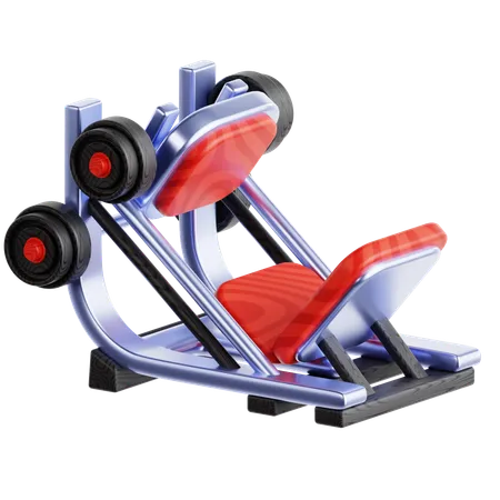 Leg Press Machine  3D Icon