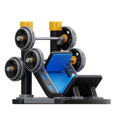 Leg Press Machine  3D Icon