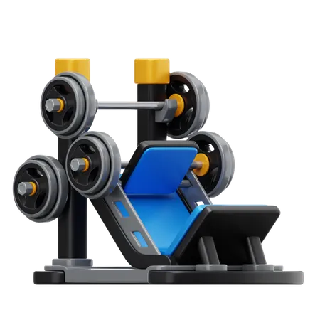 Leg Press Machine  3D Icon