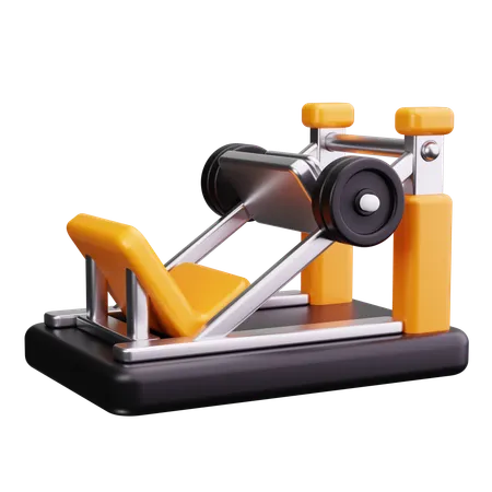 Leg Press Machine  3D Icon