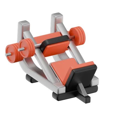 Leg Press Machine  3D Icon