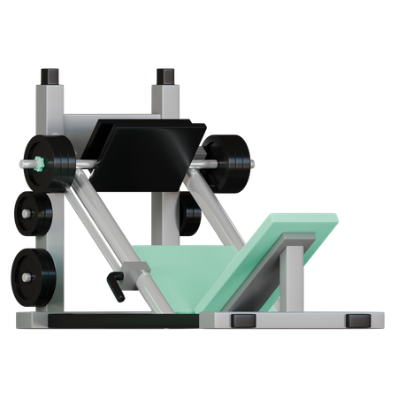 Leg Press Machine  3D Icon